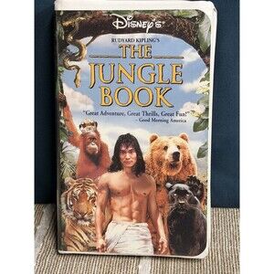 Disney’s The Jungle Book by Rudyard Kipling VHS- 1994